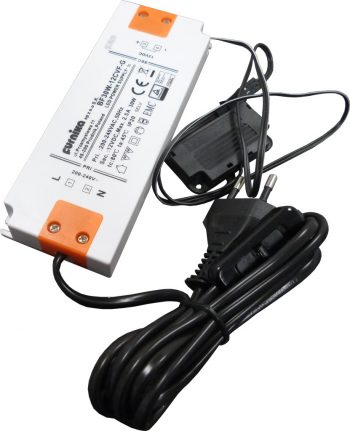 LED TRANSFO 30 W 168X45X32MM + AANSLUIKABEL EURO
